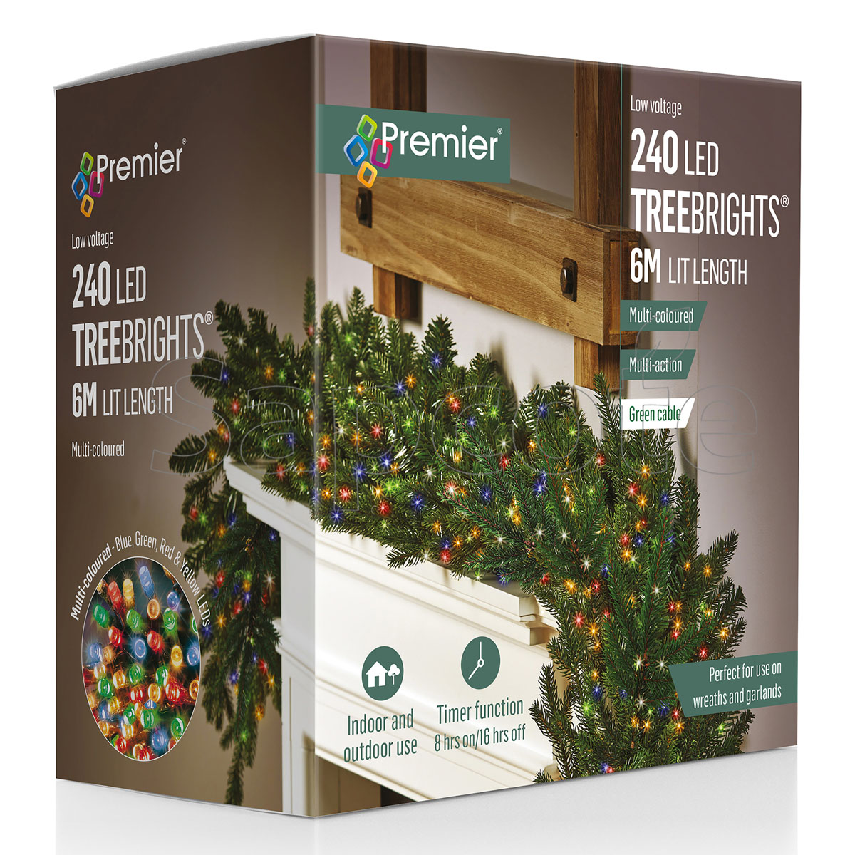 Premier 240 LED TreeBrights – Multi-Colour (6.0 m)
