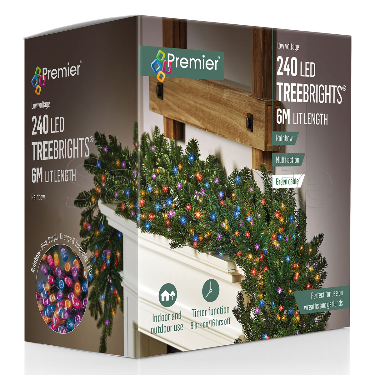 Premier 240 LED TreeBrights – Rainbow (6.0 m)