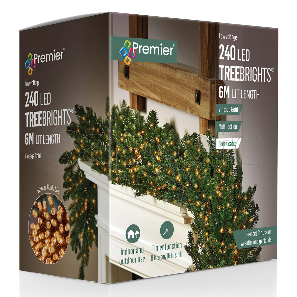 Premier 240 LED TreeBrights – Vintage Gold (6.0 m)
