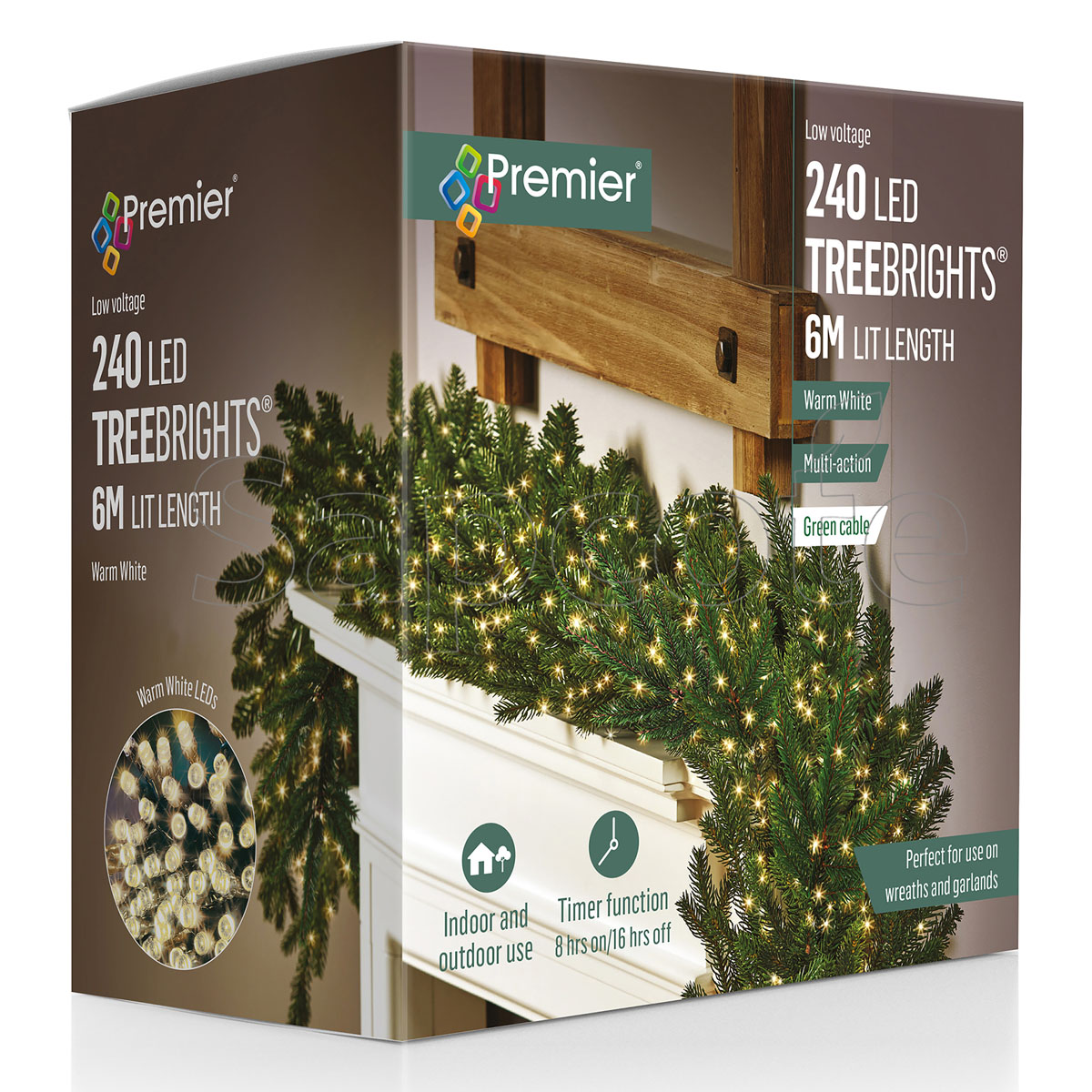 Premier 240 LED TreeBrights – Warm White (6.0 m)