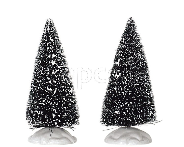 Lemax Bristle Tree Small Set of 2 – Village Trees