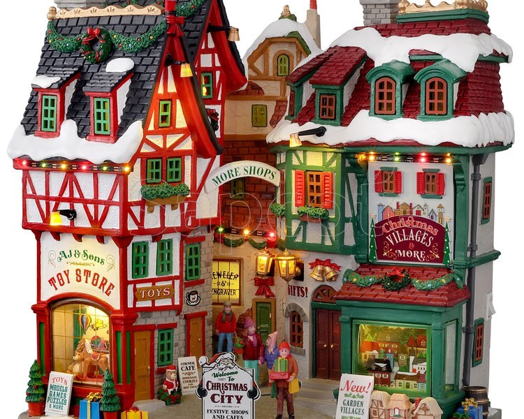 Lemax Christmas City – Village Facade