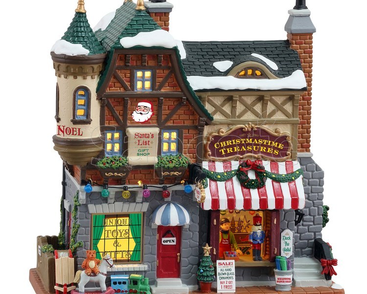 Lemax Santa’s List Toy Shop – Lighted Caddington Building