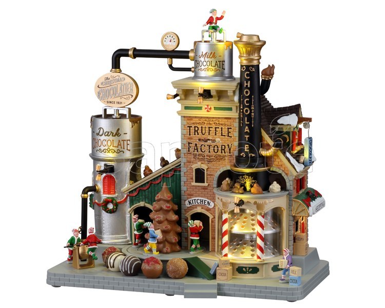 Lemax Christmas Chocolatier Truffle Factory – Animated Sights & Sounds
