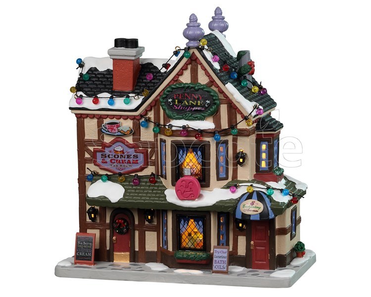 Lemax Penny Lane Shoppes – Caddington Lighted Building