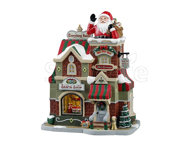 Lemax The Santa Shop – Lighted Building for Caddington Village
