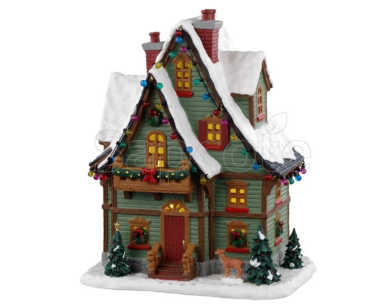 Lemax Hide-Away Cabin – Lighted Building for Vail Village