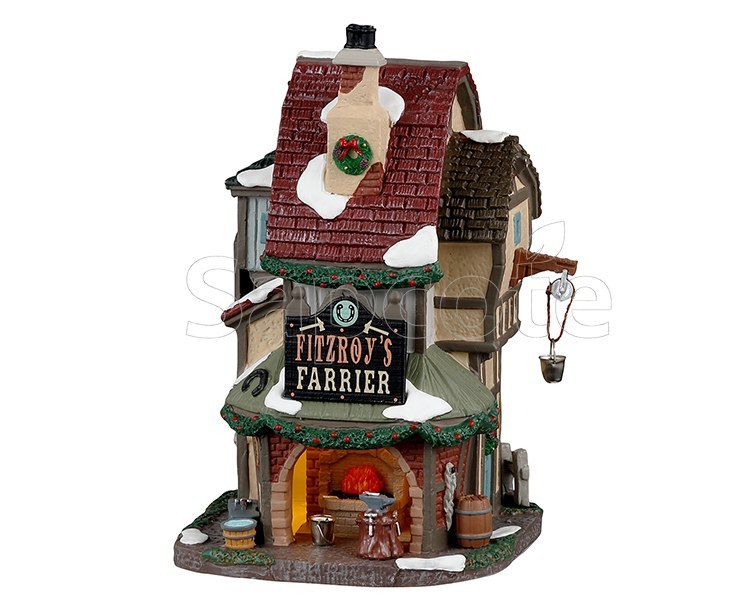 Lemax Fitzroy’s Farrier – Lighted Building for Caddington Village