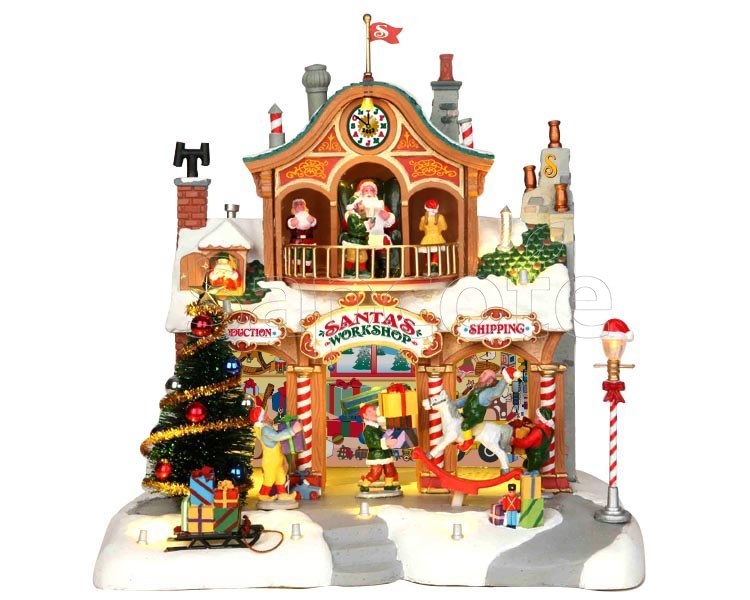 Lemax Santa’s Workshop – Animated Sights & Sounds Building
