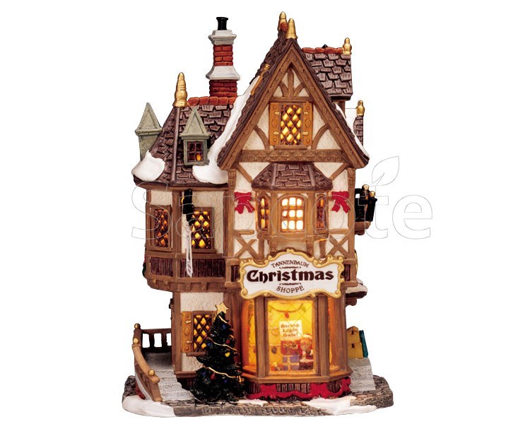 Lemax Tannenbaum Christmas Shoppe – Caddington Lighted Building