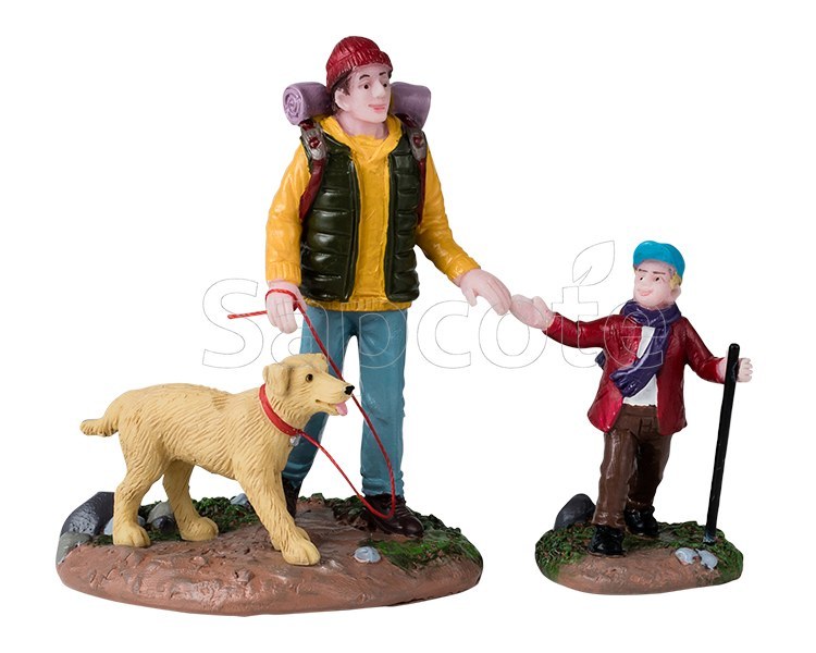 Lemax Hiking Buddies Set of 2 – Vail Village Figurines