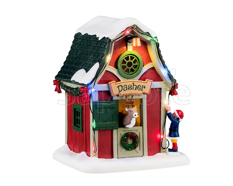 Lemax Dasher’s Den – Village Table Accent