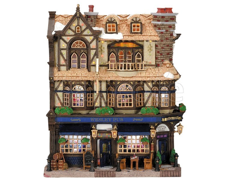 Lemax Wesley Pub – Caddington Village Facade