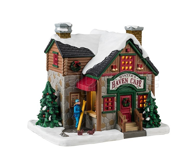 Lemax Winter’s Haven Café – Vail Village Lighted Building