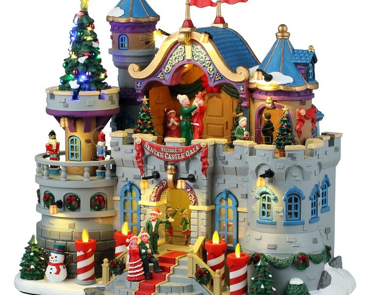 Lemax Santa’s Castle Gala – Animated Sights & Sounds Showpiece