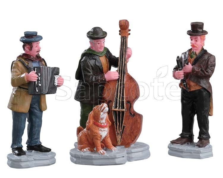 Lemax Streetside Trio Set of 3 – Village Figurines