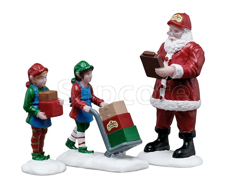 Lemax Ready for Shipping Set of 3 – Santa’s Wonderland Set