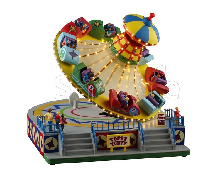 Lemax Topsy Turvy – Animated Sights & Sounds Carnival Ride