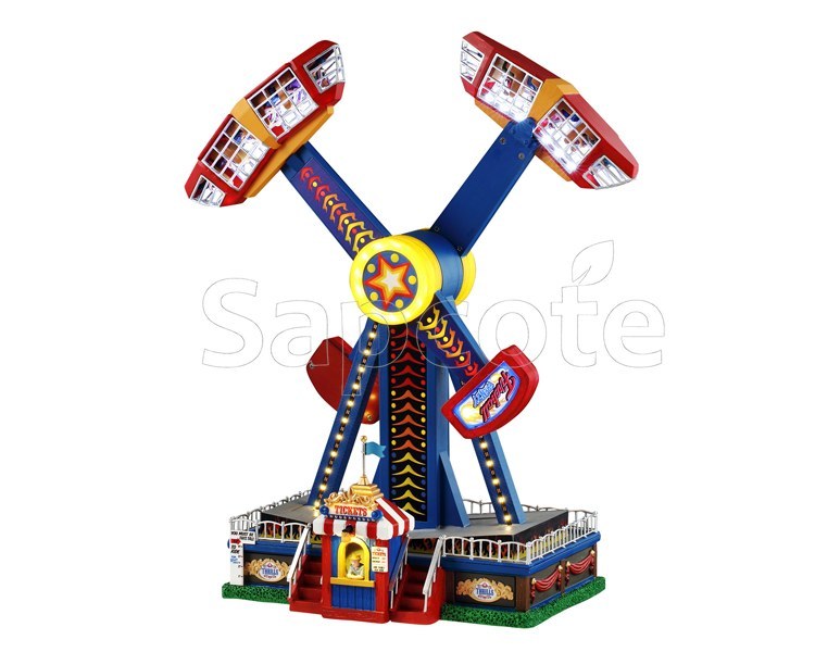 Lemax Fireball Frenzy – Animated Sights & Sounds Carnival Ride