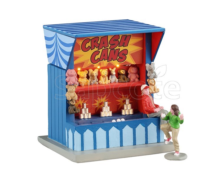 Lemax Crash Cans Game Set of 2 – Carnival Table Accents