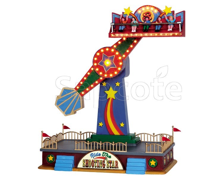 Lemax The Shooting Star – Animated Sights & Sounds Carnival Ride