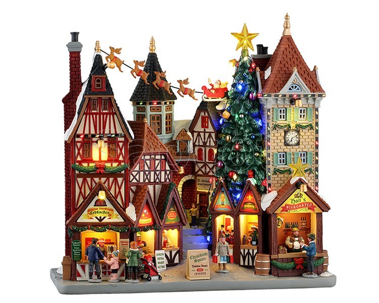 Lemax Christkindl Square – Caddington Village Facade