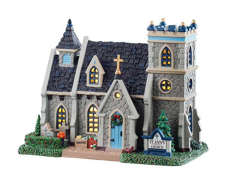 Lemax St. Ann’s Church – Caddington Lighted Building