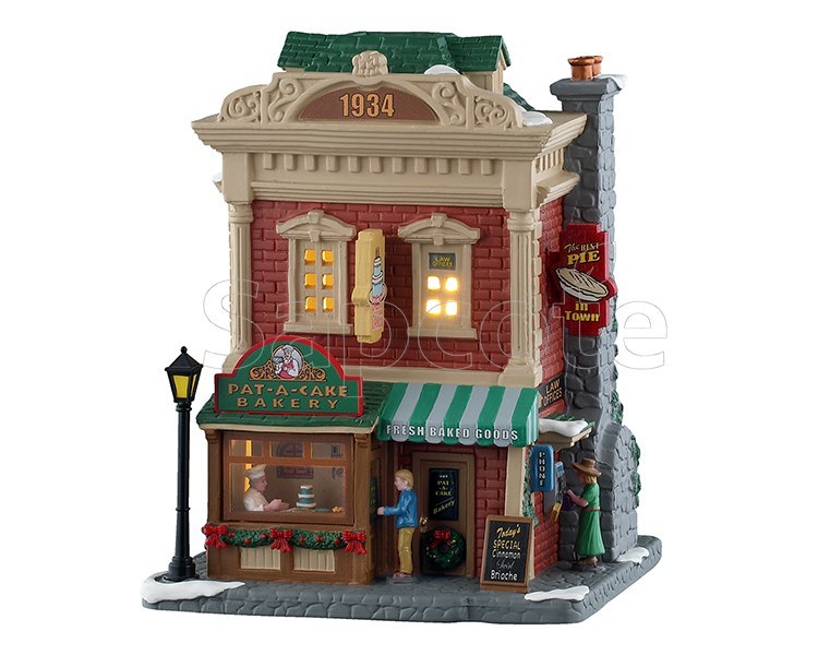 Lemax Pat-a-Cake Bakery – Lighted Building for Caddington