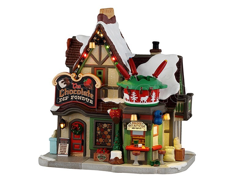 Lemax The Chocolate Dip Fondue – Lighted Building