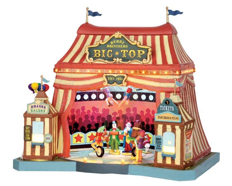 Lemax Berry Brothers Big Top – Animated Sights & Sounds Circus