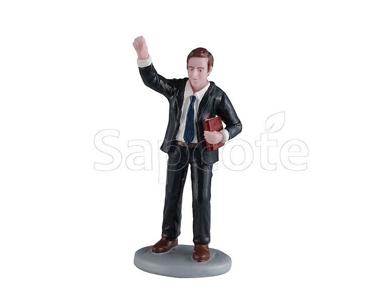 Lemax Pastor Waving – Village Figurine