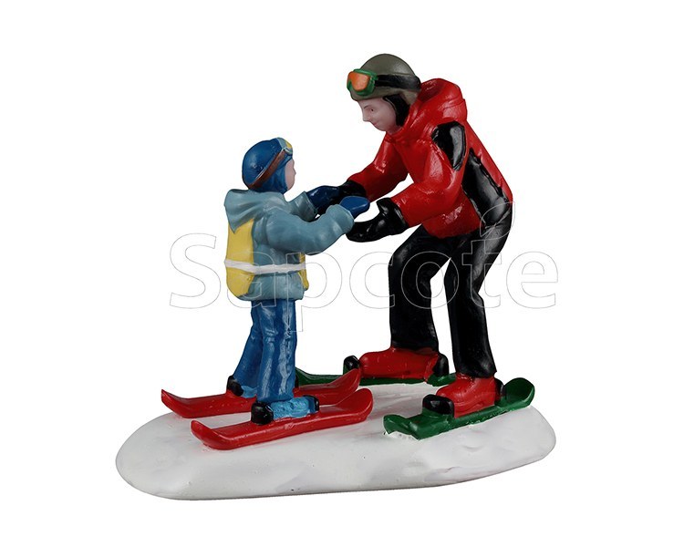 Lemax Ski Slope Lesson – Vail Village Figurine