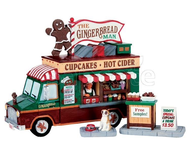 Lemax The Gingerbread Man Set of 3 – Village Table Pieces