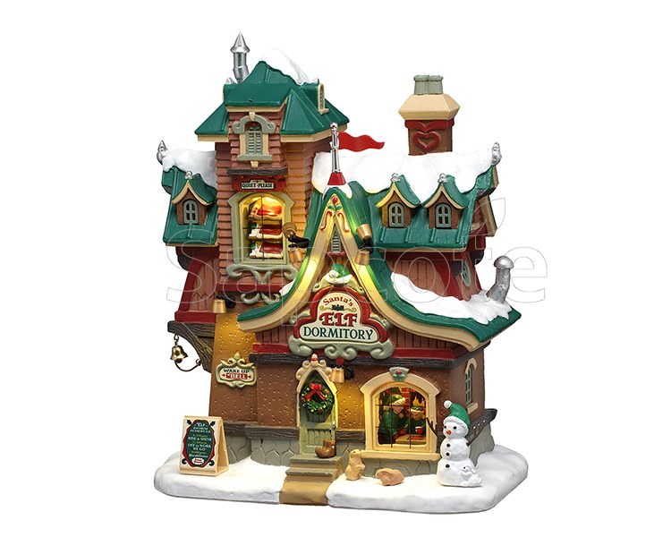 Lemax Santa’s Elf Dormitory – North Pole Village Building