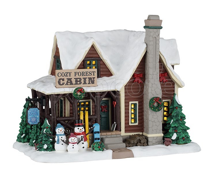 Lemax Cozy Forest Cabin – Vail Village Lighted Building