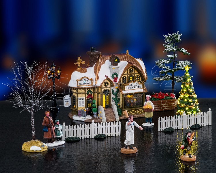 Lemax Devaney’s Bakery Set – Caddington Village Set
