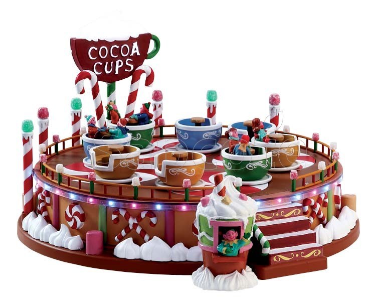Lemax Cocoa Cups – Animated Sights & Sounds Ride