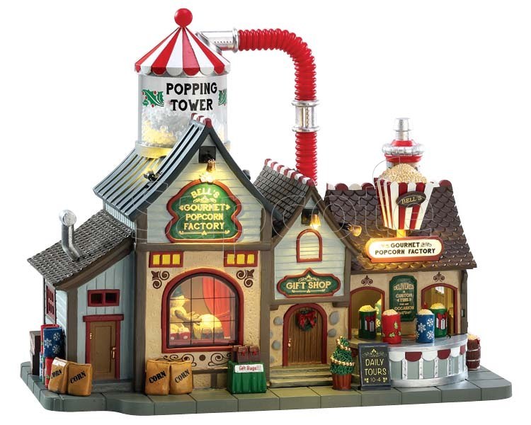 Lemax Bell’s Gourmet Popcorn Factory – Sights & Sounds Building