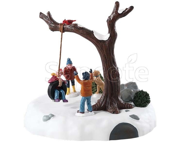 Lemax Tire Swing Twirl – Vail Village Table Piece