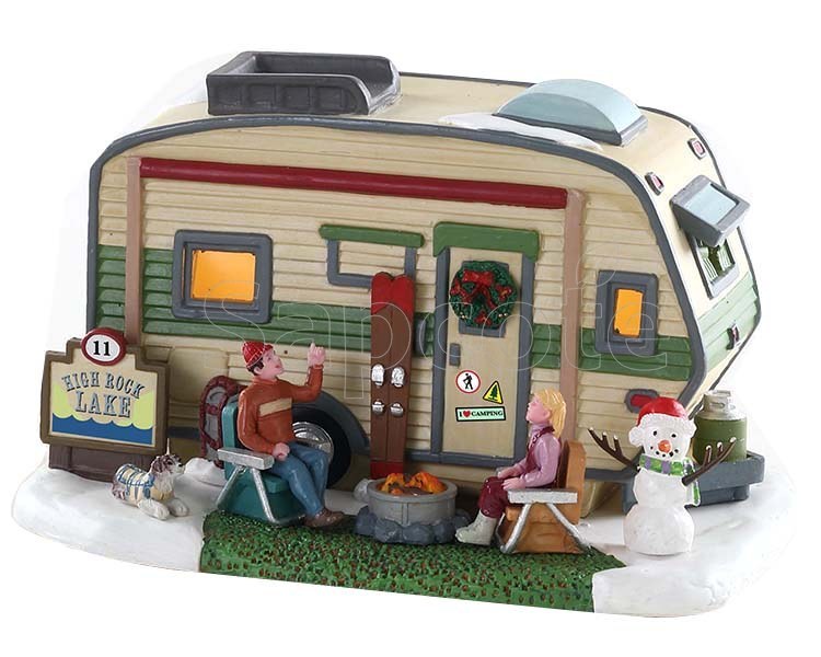 Lemax High Rock Lake Trailer – Vail Village Lighted Building