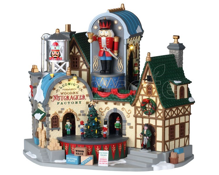 Lemax Ludwig’s Wooden Nutcracker Factory – Sights & Sounds