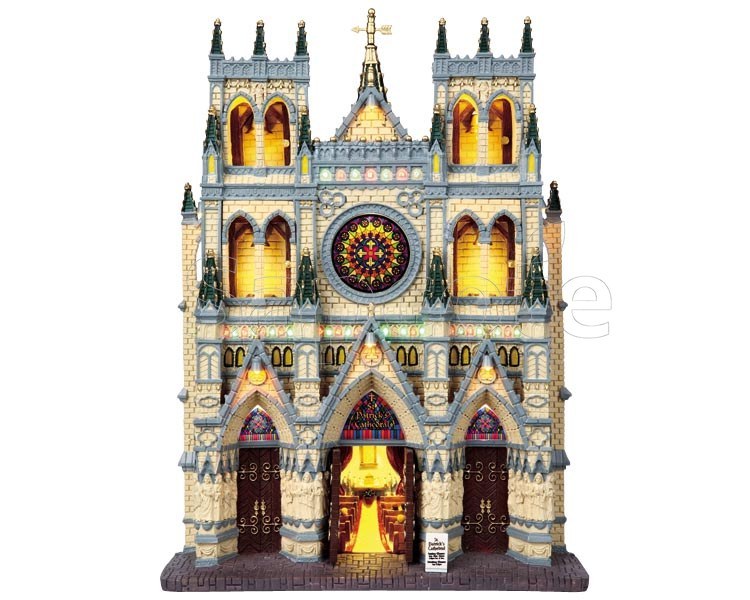 Lemax St. Patrick’s Cathedral – Battery-Operated Village Facade
