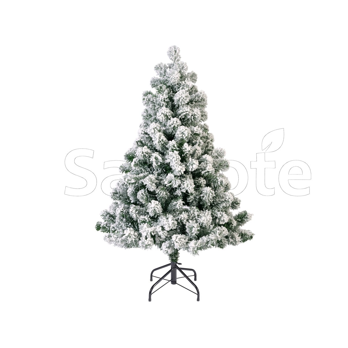 Artificial Tree Snowy Imperial Pine 1.2m – Compact Flocked Christmas Tree