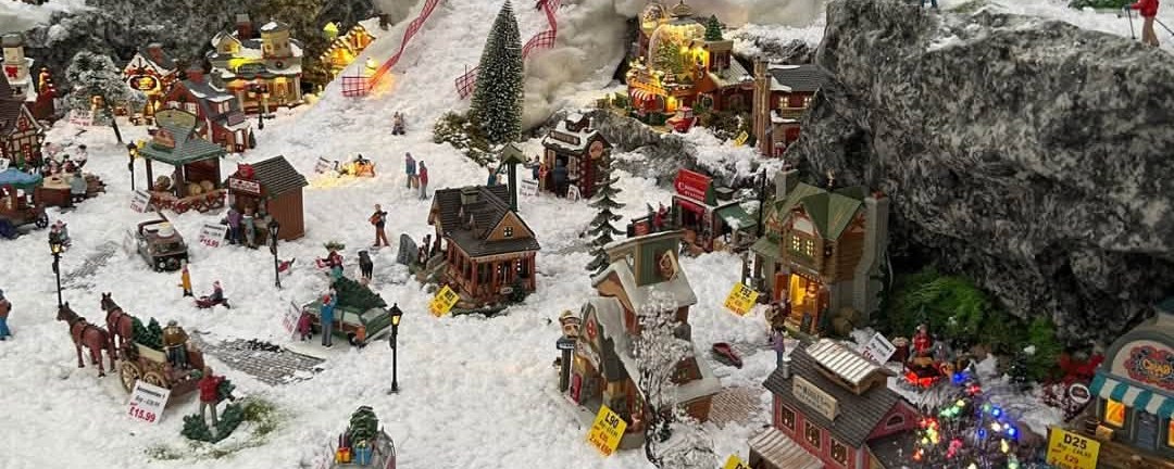 Lemax Christmas village display